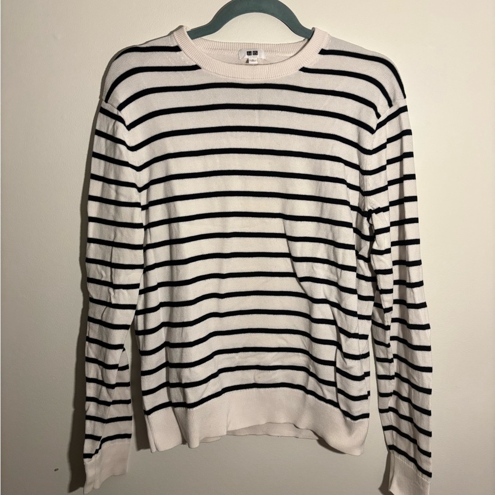 100% cotton striped Uniqlo sweater